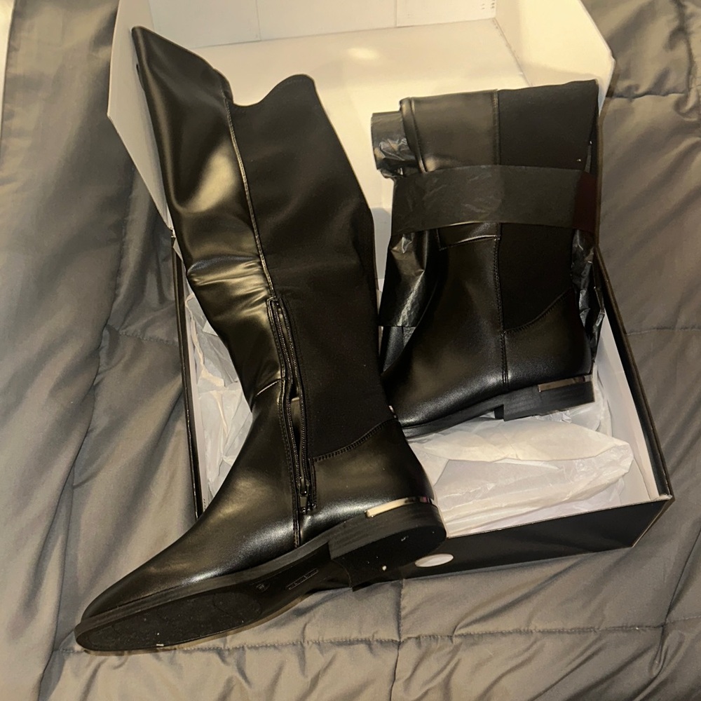 Nine West Black Over the Knee Boots